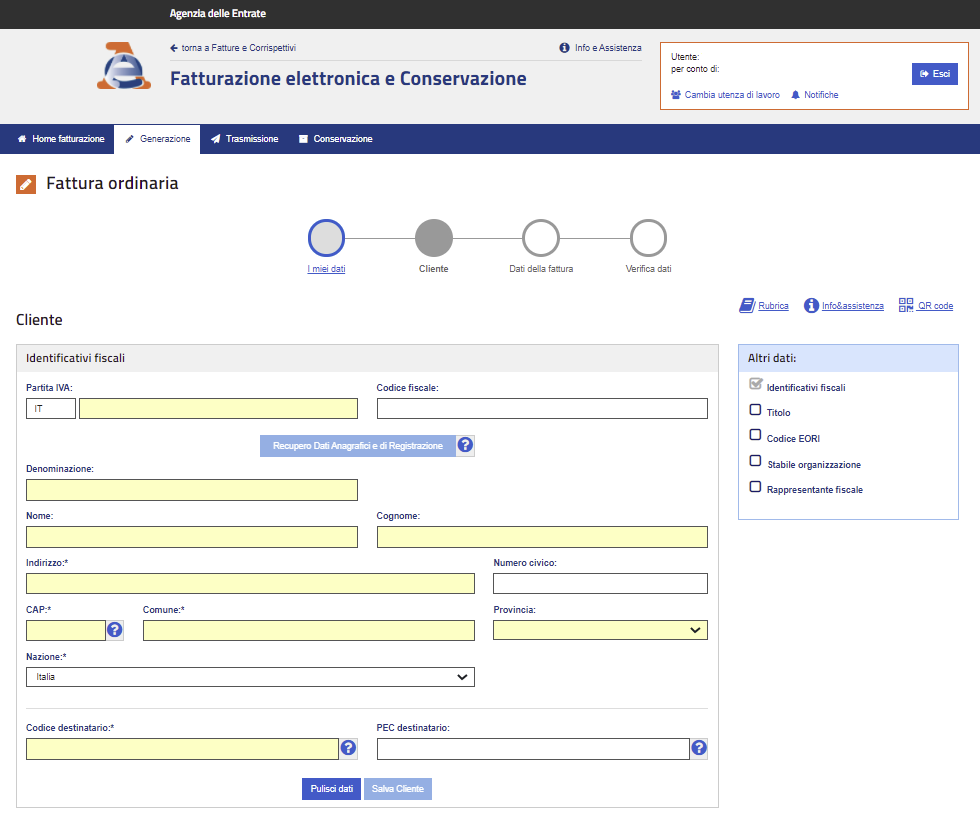 KSeF - Krajowy System e-Faktur we Włoszech - interfejs do generowania i wysyłki faktur ustrukturyzowanych